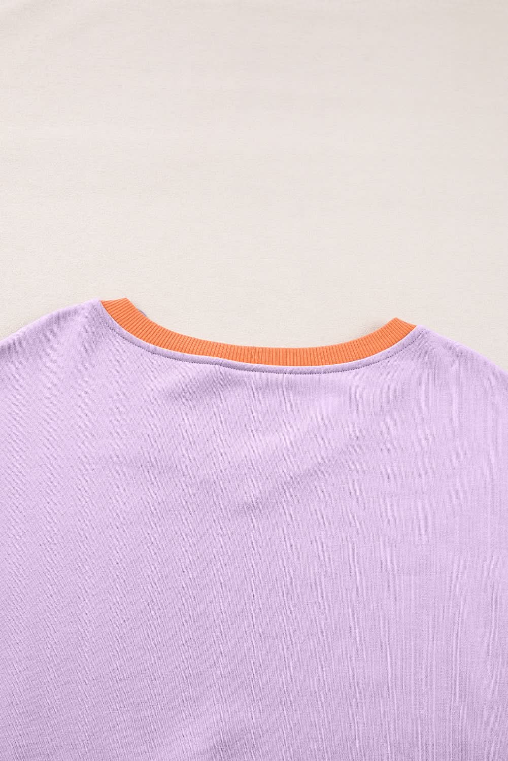 Orchid bouquet v-neck sweatshirt - Love Salve